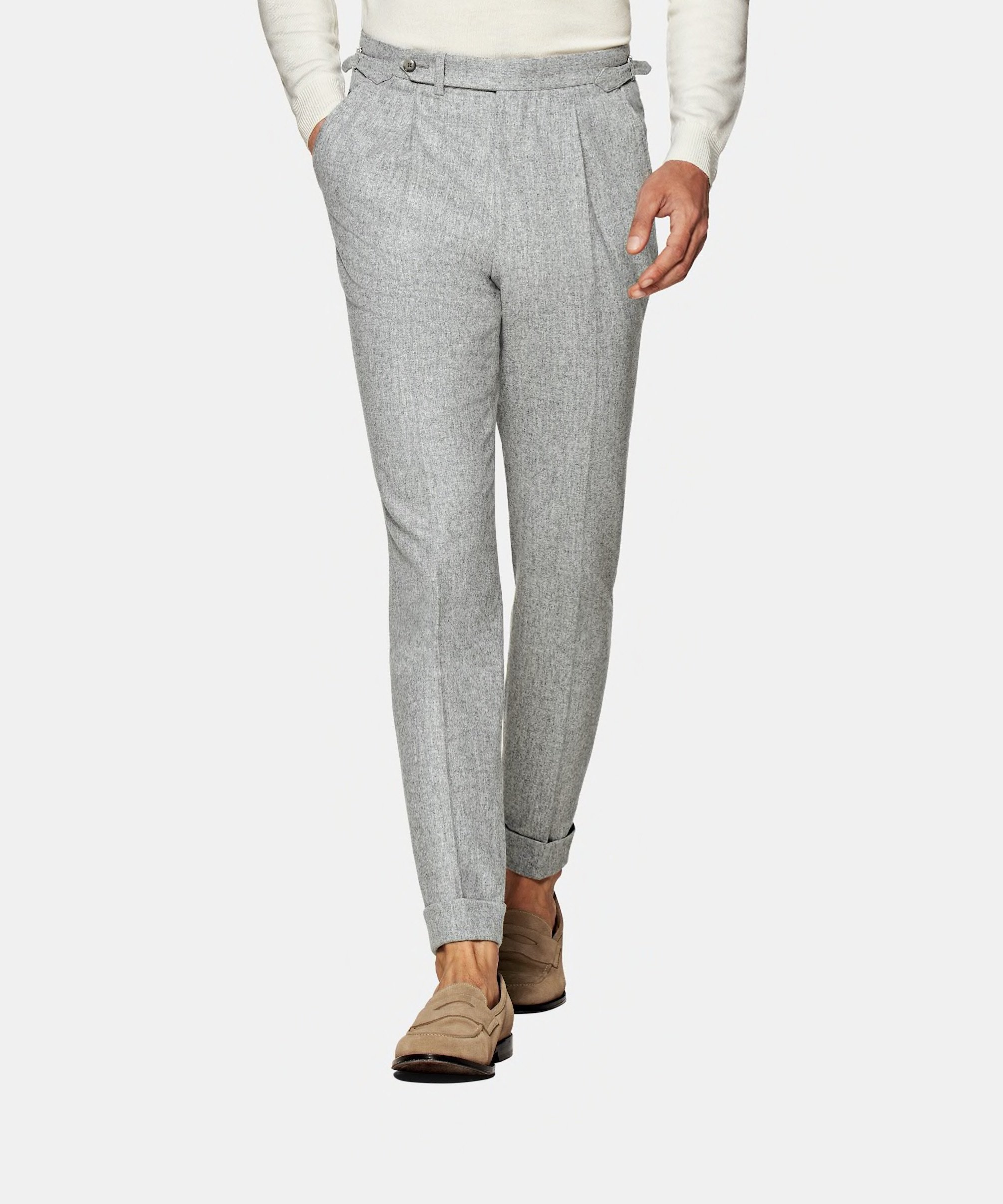 Grey Flannel Trousers